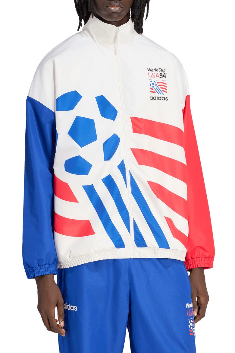 World Cup USA 94 Woven Track Jacket, Main, color, CLOUD WHITE