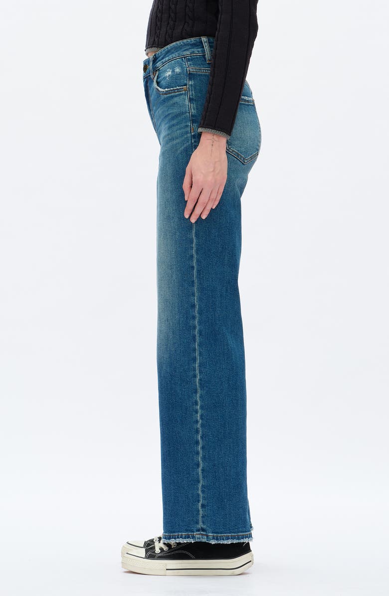 Bayeas High Waist Wide Leg Jeans, Alternate, color, Vintage Medium Blue