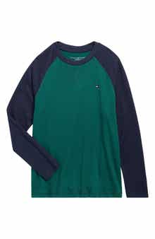 Tommy Hilfiger Kids' Raglan Sleeve Cotton T-Shirt