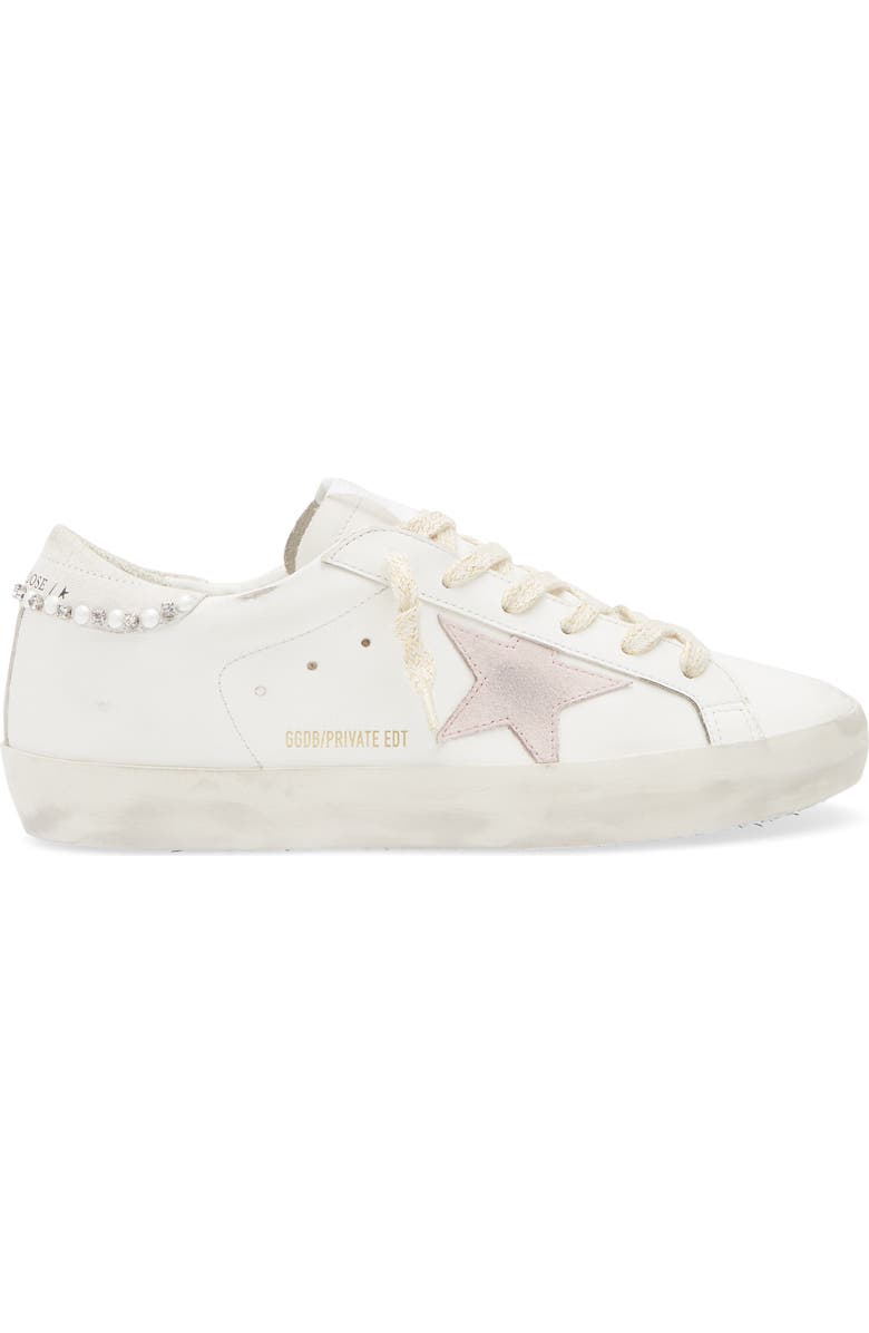 Golden Goose Super-Star Low Top Sneaker, Alternate, color, White/ Pink