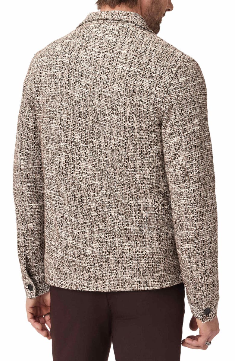 John Varvatos Bourdain Textured Tweed Jacket, Alternate, color, Twig