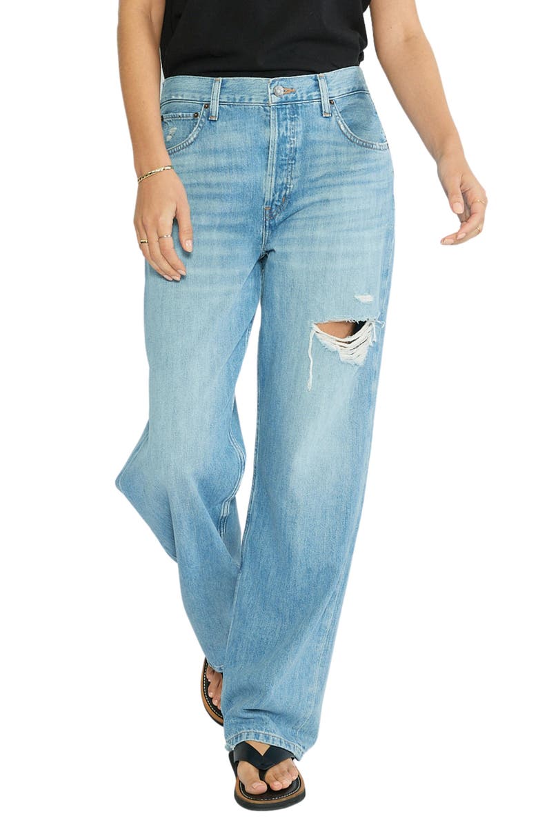 ÉTICA Altin Loose Fit Ripped Boyfriend Jeans, Alternate, color,