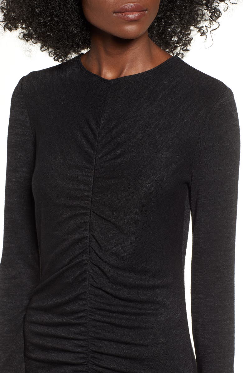 Leith Ruched Front Dress, Alternate, color, 