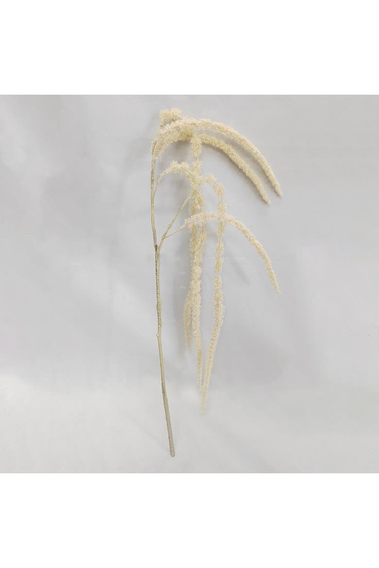Sullivan's Amaranthus Spray, Cream Faux Floral Stem for Crafting, Weddings, Home and Holiday Decoration, 47 Inch, Main, color, Beige