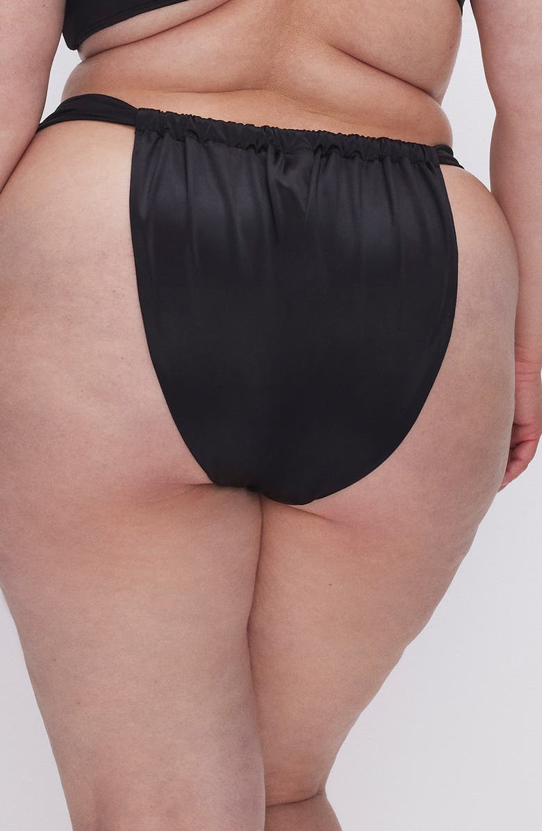Good American Bali Ruched Bikini Bottoms, Alternate, color,