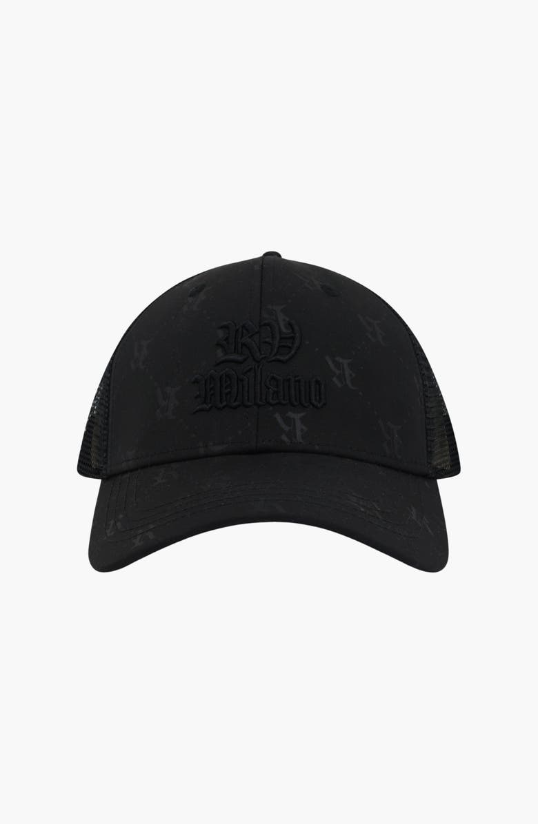 Roberto Vino RV Trucker Cap, Alternate, color, Black