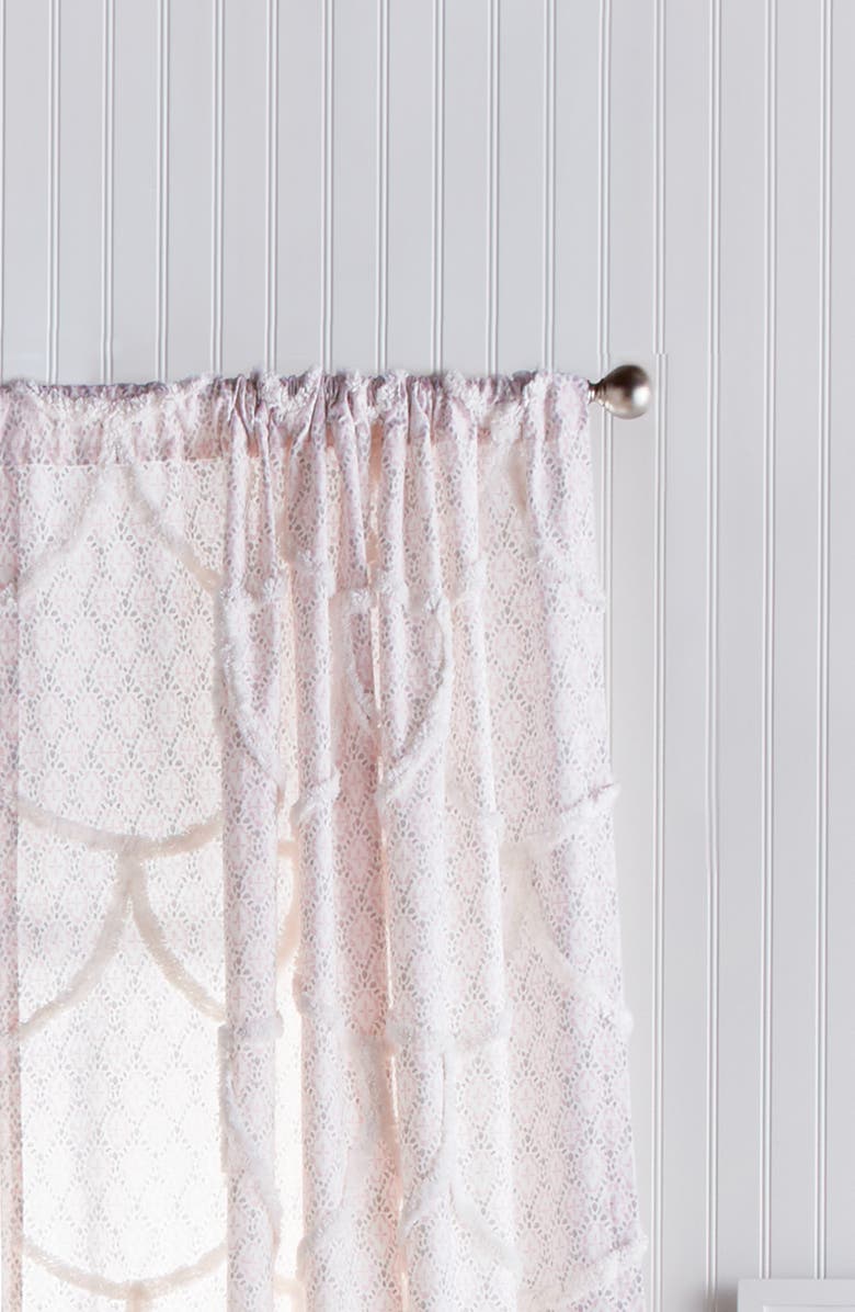 Peri Home Chenille Scallop Single Curtain Panel, Alternate, color, 