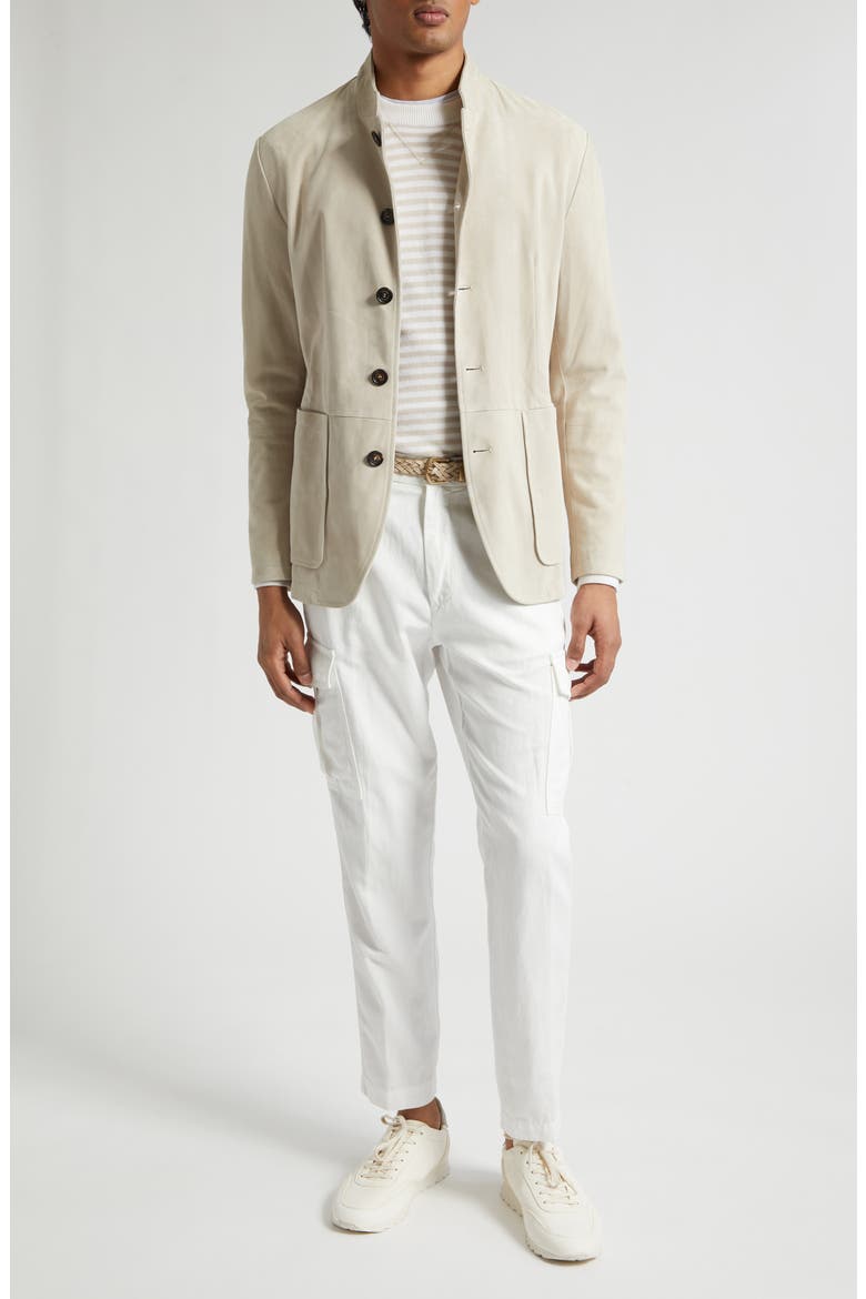 Suede Jacket, Alternate, color, 02 SAND