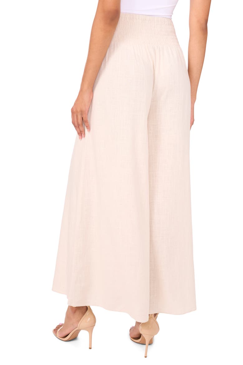 Smocked Waist Wide Leg Pants, Alternate, color, RAINY DAY