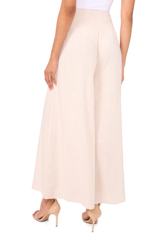 Vince Camuto Smocked Waist Wide Leg Pants