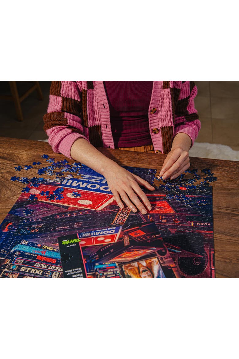 Halloween Pizza Party 1000-Piece Jigsaw Puzzle By Rachid Lotf | Toynk Exclusive, Alternate, color, Multi-Color