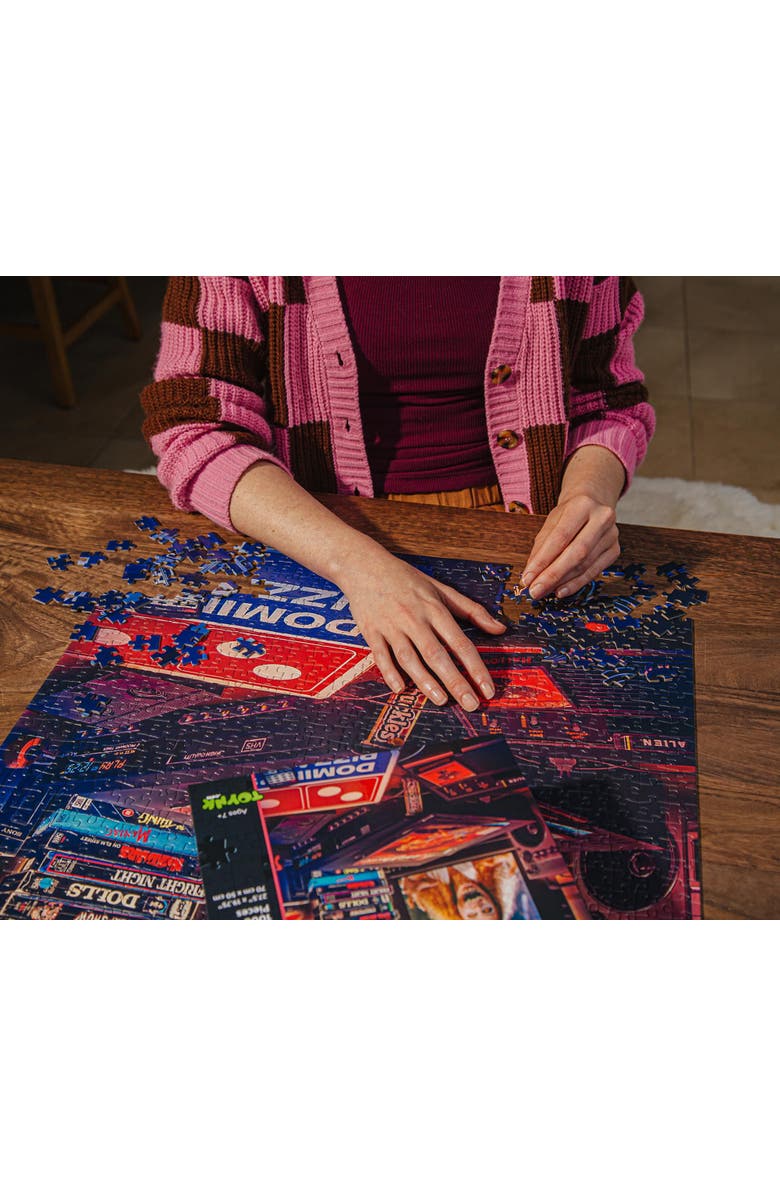 Toynk Halloween Pizza Party 1000-Piece Jigsaw Puzzle By Rachid Lotf | Toynk Exclusive, Alternate, color, Multi-Color