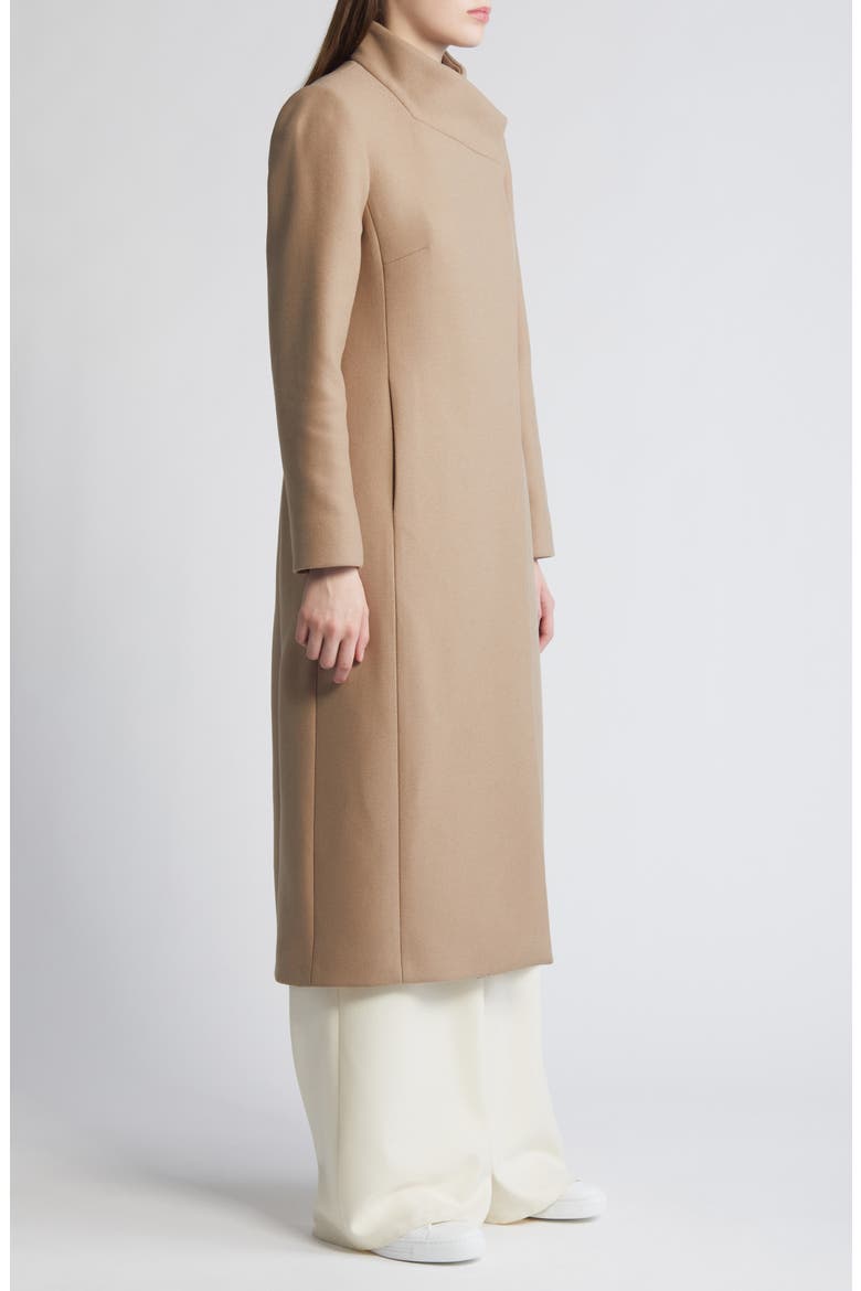 Mischa Wool Blend Coat, Alternate, color, CAMEL