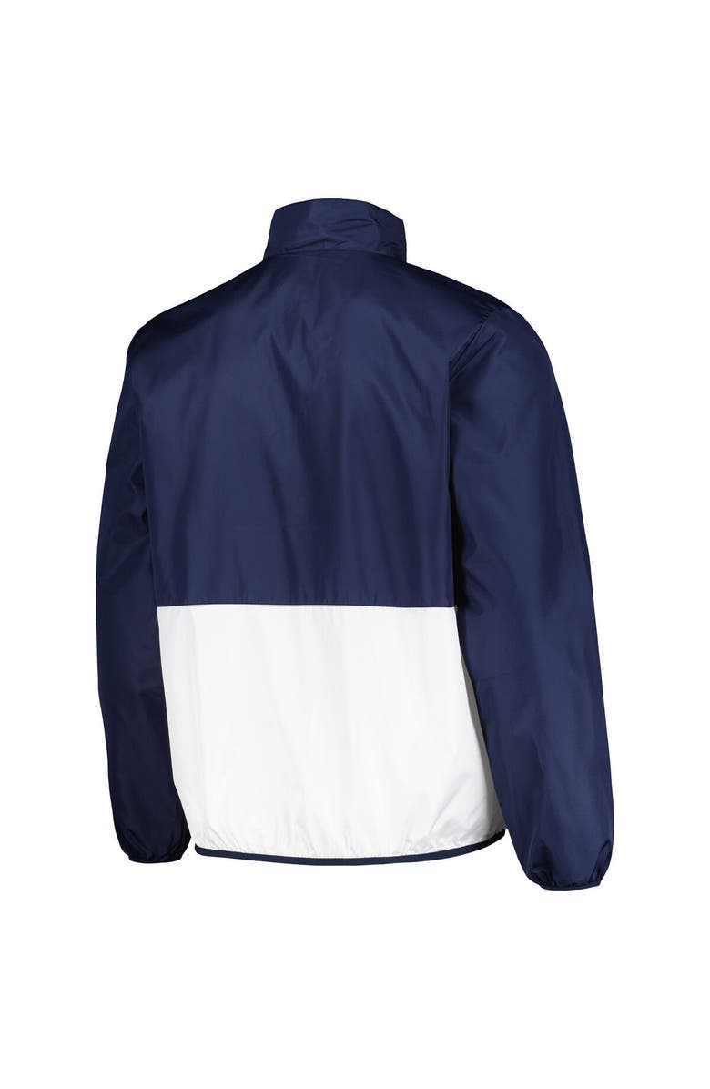 G-III SPORTS BY CARL BANKS Men's G-III Sports by Carl Banks Navy Arizona Wildcats Cornerman Half-Zip Top, Alternate, color, 