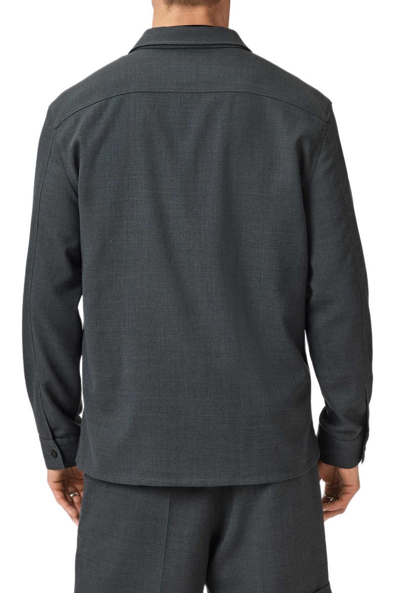 Julio Zip-Up Shirt Jacket, Alternate, color, CHARCOAL