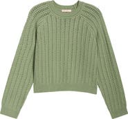 Marine Layer Mina Cotton Pointelle Sweater