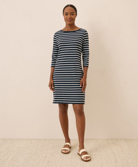 Organic Cotton Softspun Boat Neck Dress