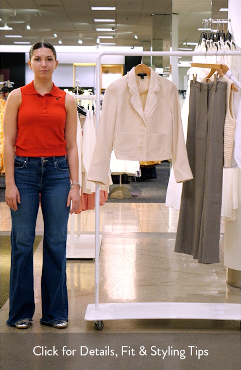 Fringe Detail Tweed Jacket, sales video thumbnail