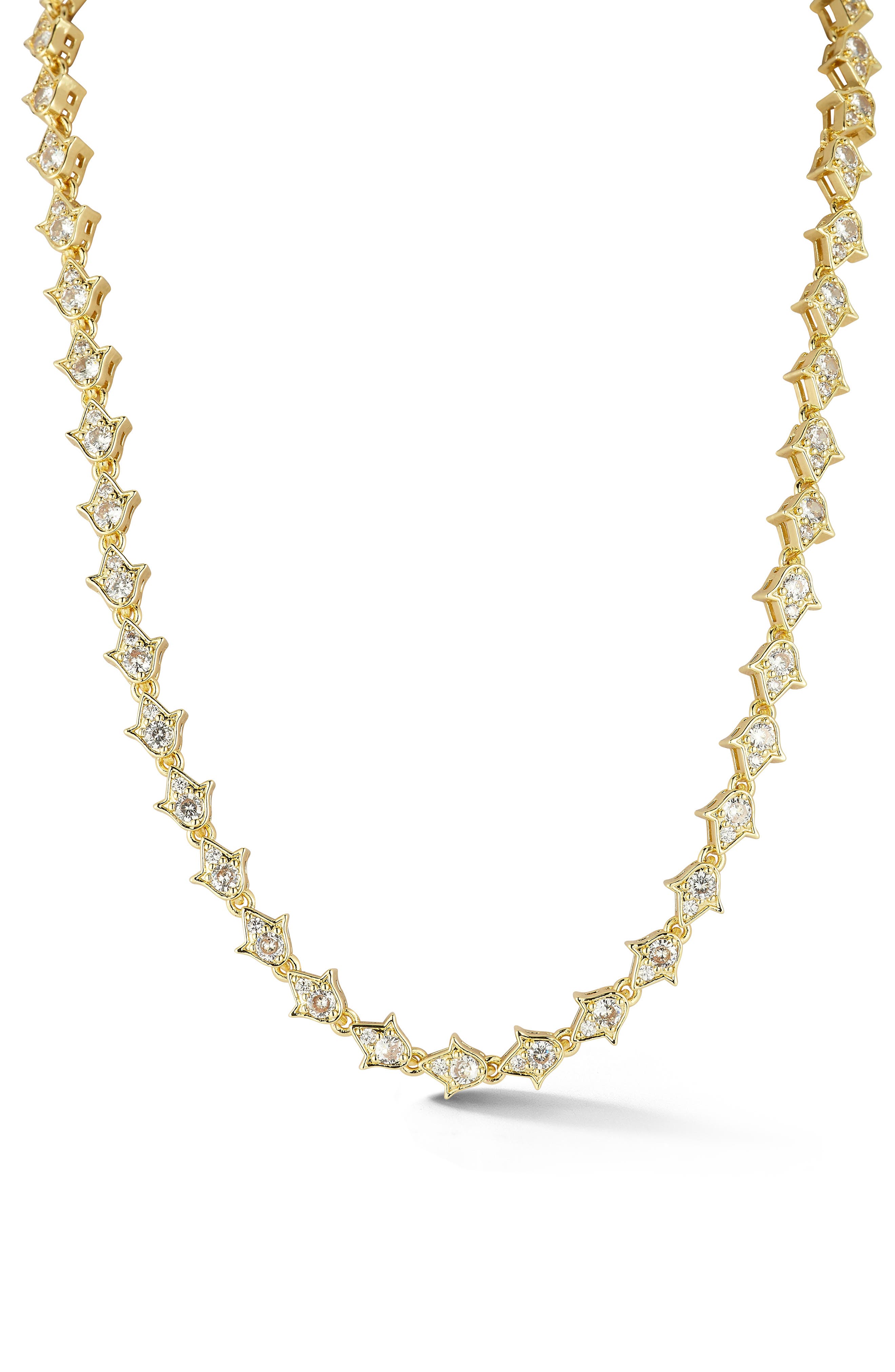 Cubic Zirconia Tennis Necklace