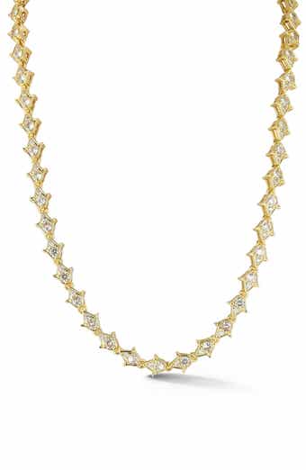 Cubic Zirconia Tennis Necklace