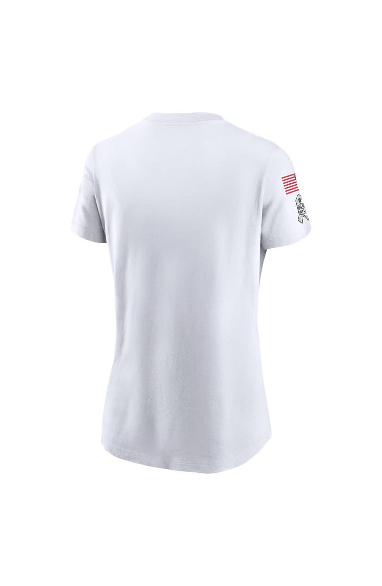 Nike Women's Nike White San Francisco 49ers 2024 Salute To Service Legend Performance T-Shirt, Alternate, color, 