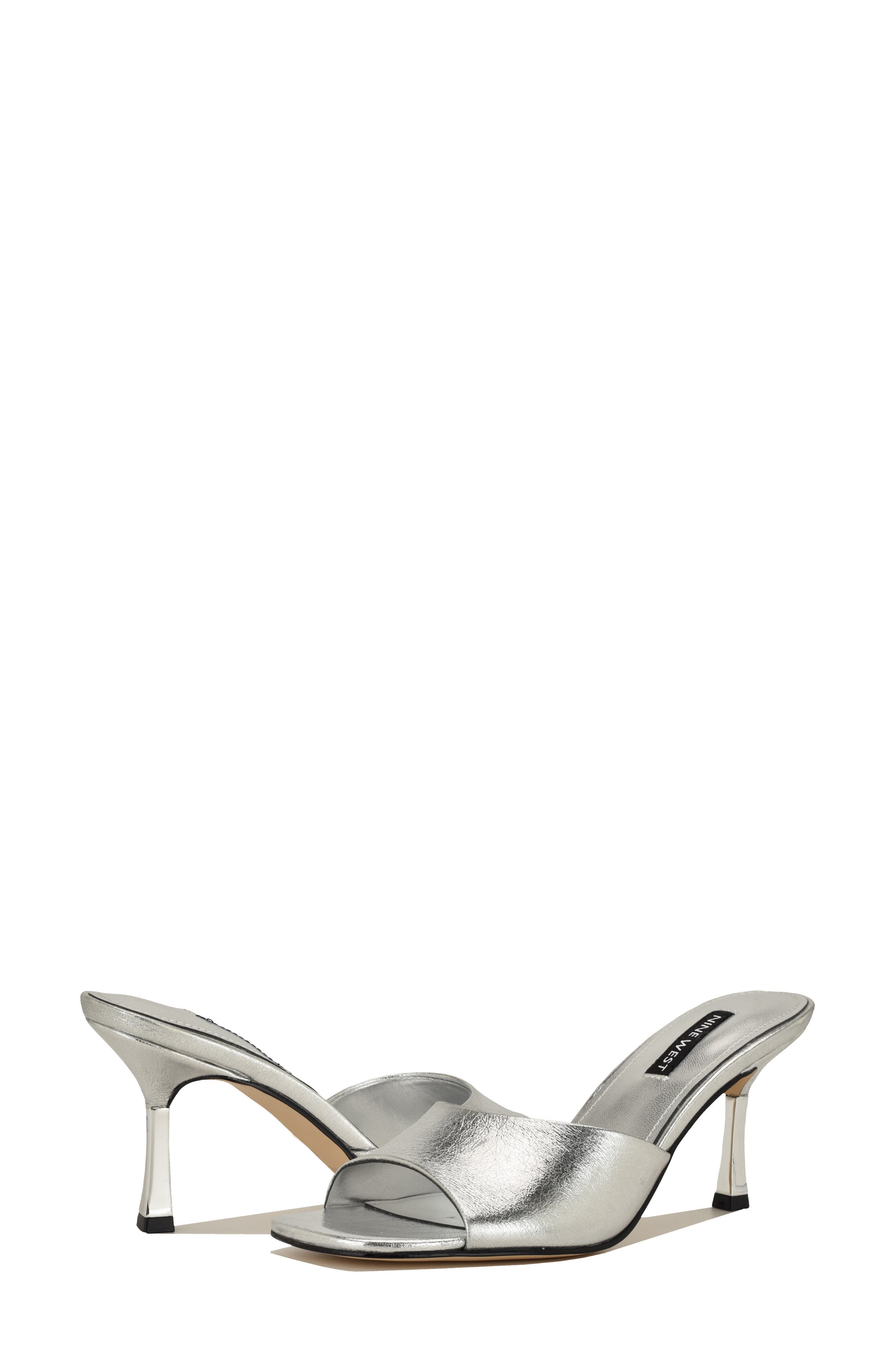 Lamell Sandal, Alternate, color, SILVER
