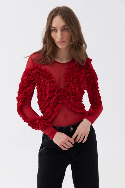 Women's Tulle Tops | Nordstrom