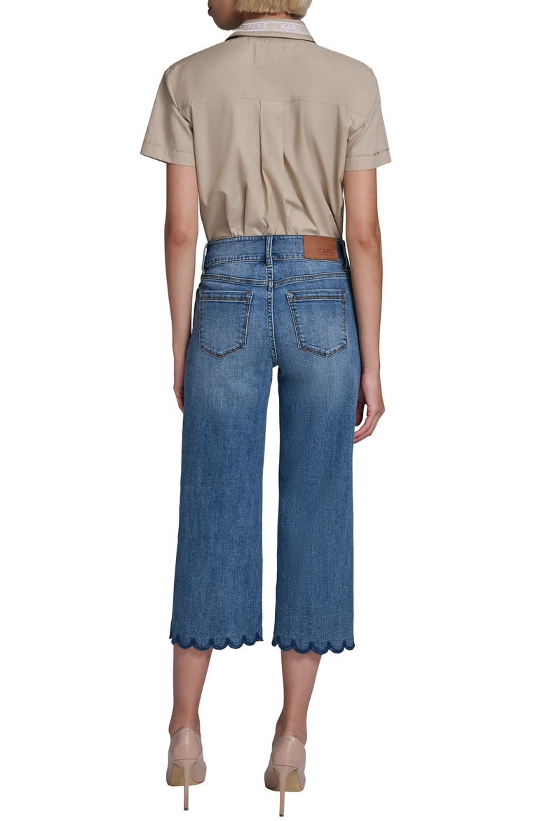 Scalloped Hem Crop Jeans, Alternate, color, COASTAL BLUE