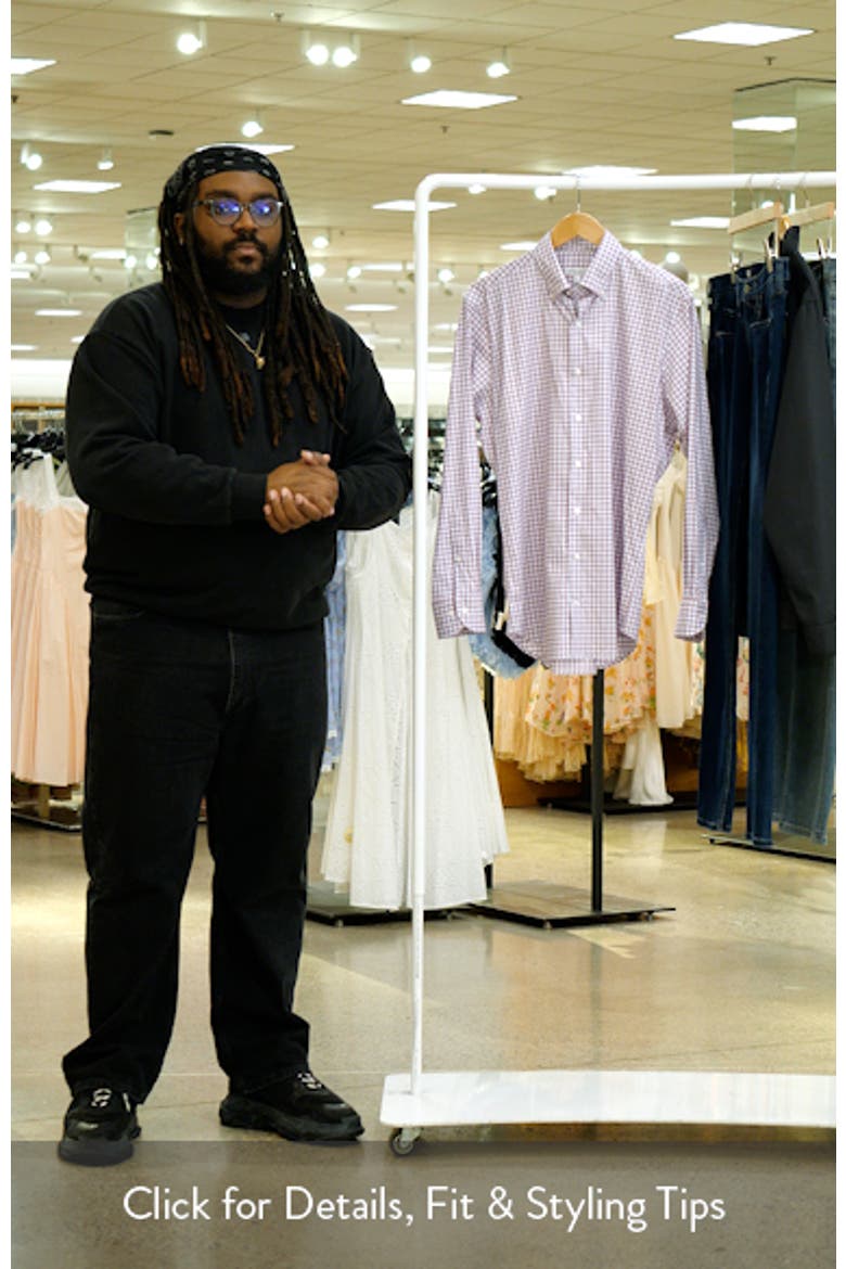 Wilson Plaid Performance Twill Button-Down Shirt video