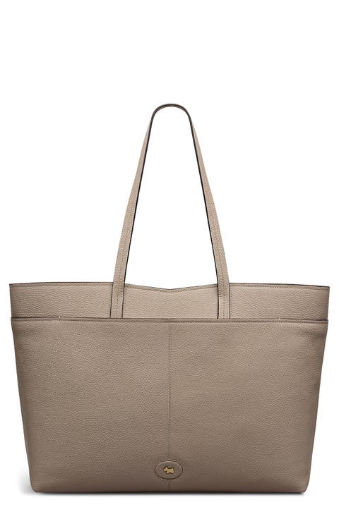 Maldon Mews Large Leather Zip Top Tote