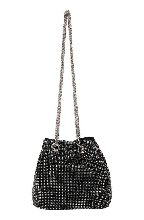 Rhinestone Bucket Bag