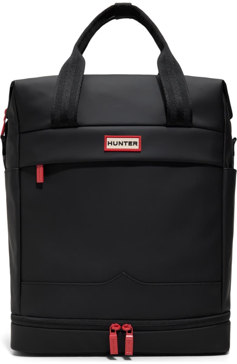 Hunter Urban PU Backpack, Main, color, Black