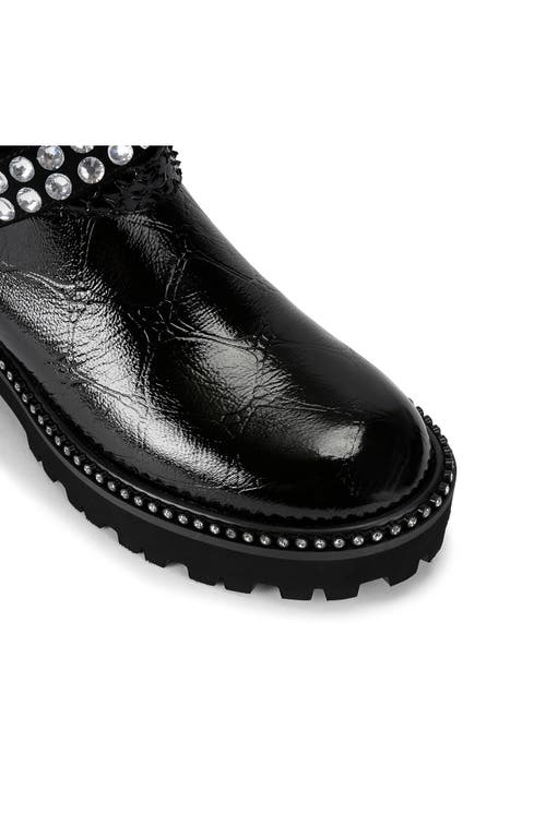 Kurt Geiger London Crystal Embellished Multistrap Boot In Black