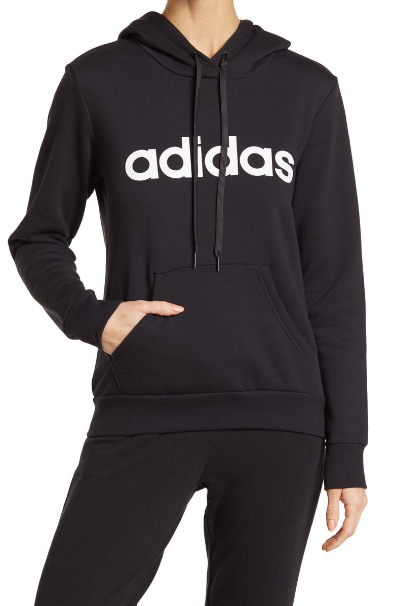 adidas Adi Linear Fleece Hoodie, Main, color,