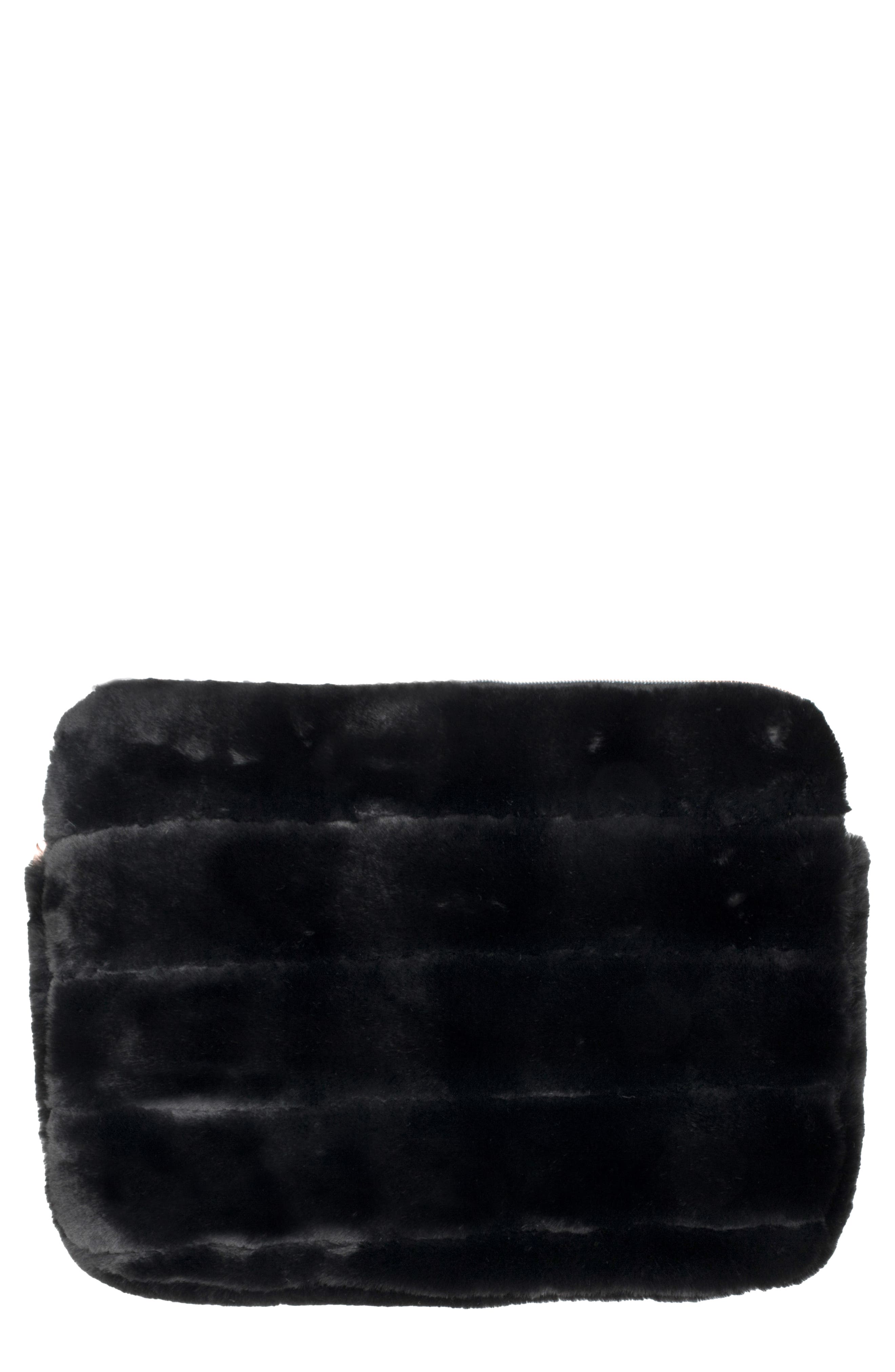 MYTAGALONGS Faux Fur 15-Inch Laptop Sleeve, Main, color, 