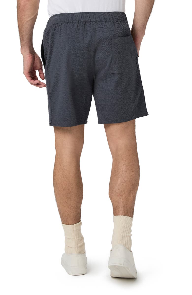 PAIGE Teague Cotton Seersucker Shorts, Alternate, color, 