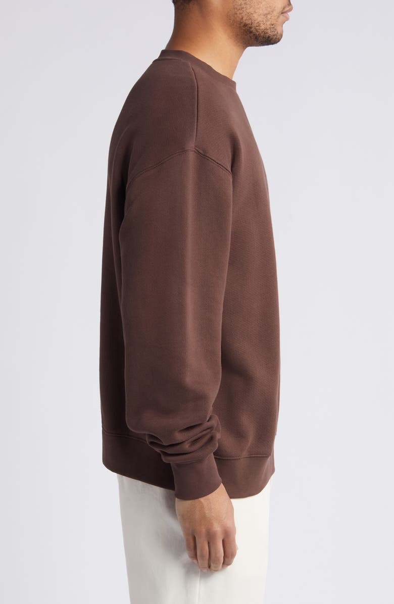 Quiet Golf Embroidered Owl Cotton Sweatshirt, Alternate, color, 