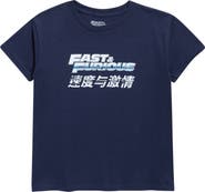 The Forecast Agency Kids' Fast and Furious Kanji Cotton Graphic T-Shirt