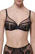 Simone Perele Intrigue Sheer Full Coverage Underwire Plunge Bra