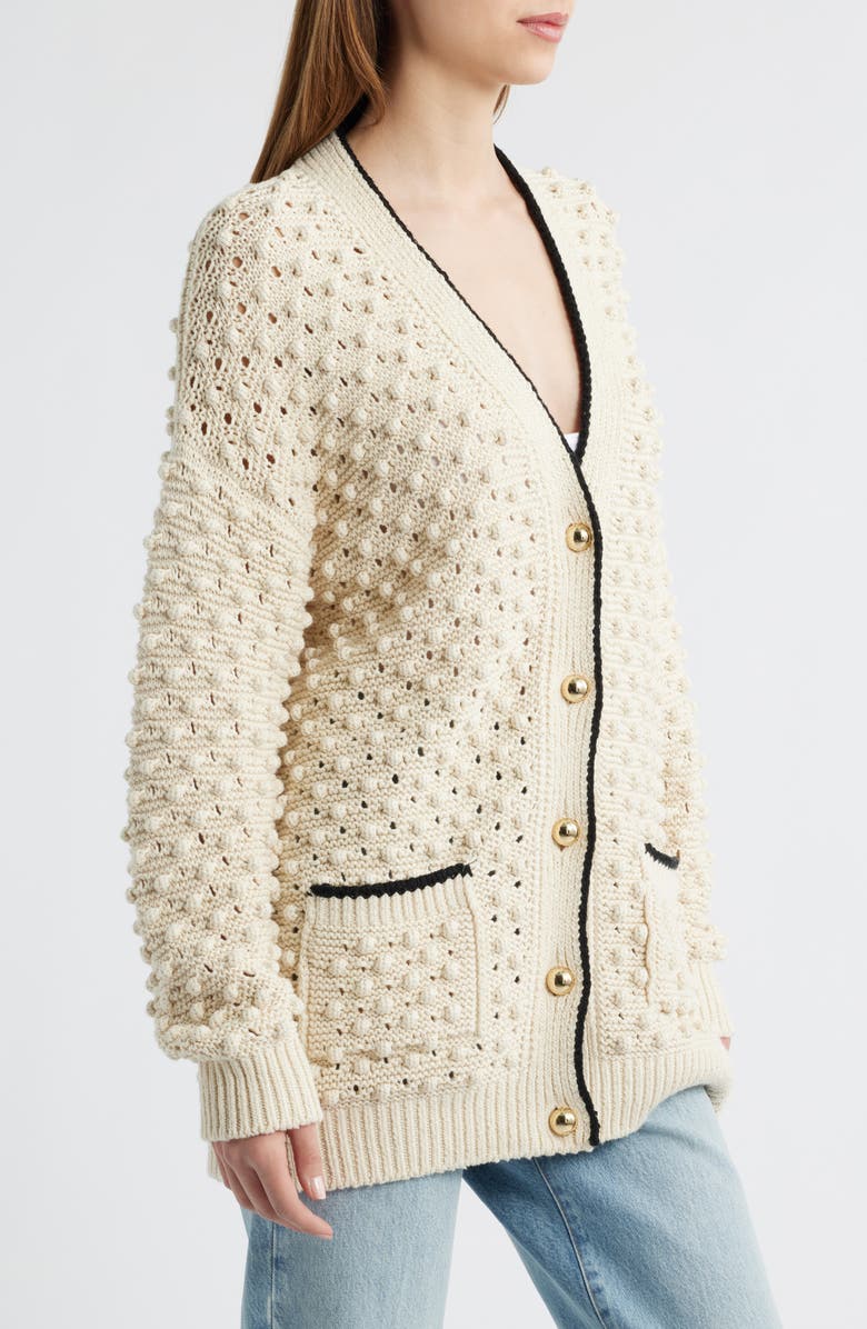 FRAME The Bauble Cotton Cardigan, Alternate, color, 