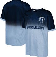Outerstuff Youth Outerstuff Navy Sporting Kansas City Stalwart Defender T-Shirt