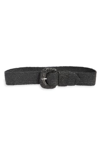 Vince Camuto Straw Wrap Belt