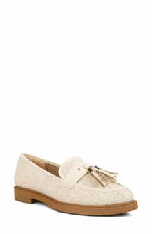 LONDON RAG Foxford Tassel Raffia Loafer