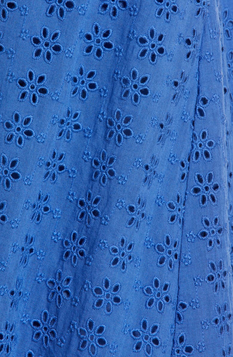 AREA STARS Camila Smocked Cotton Eyelet Sundress, Alternate, color,