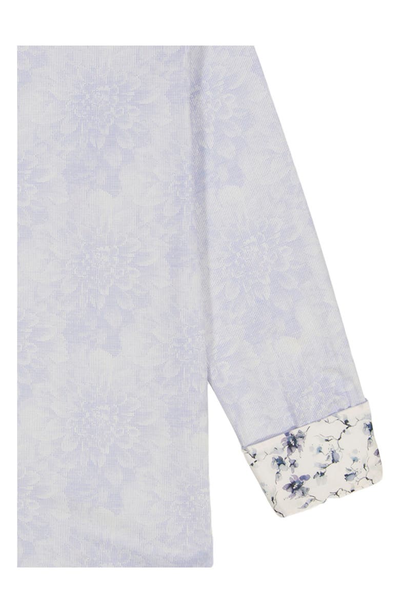 Robert Graham Lexington Stretch Cotton Button-Up Shirt, Alternate, color, Light Blue