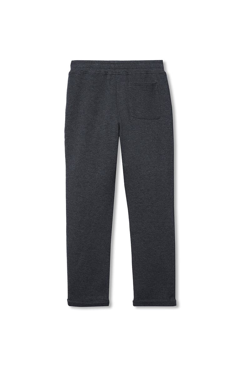Boys Iron Knee Texture Knit Pants, Alternate, color, Charcoal Heather
