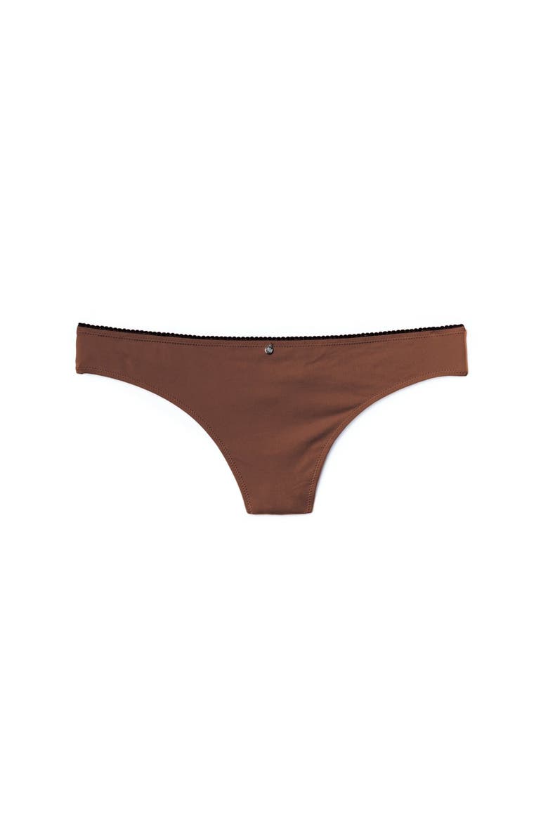 Johanna Thong Panties, Alternate, color, Dark brown