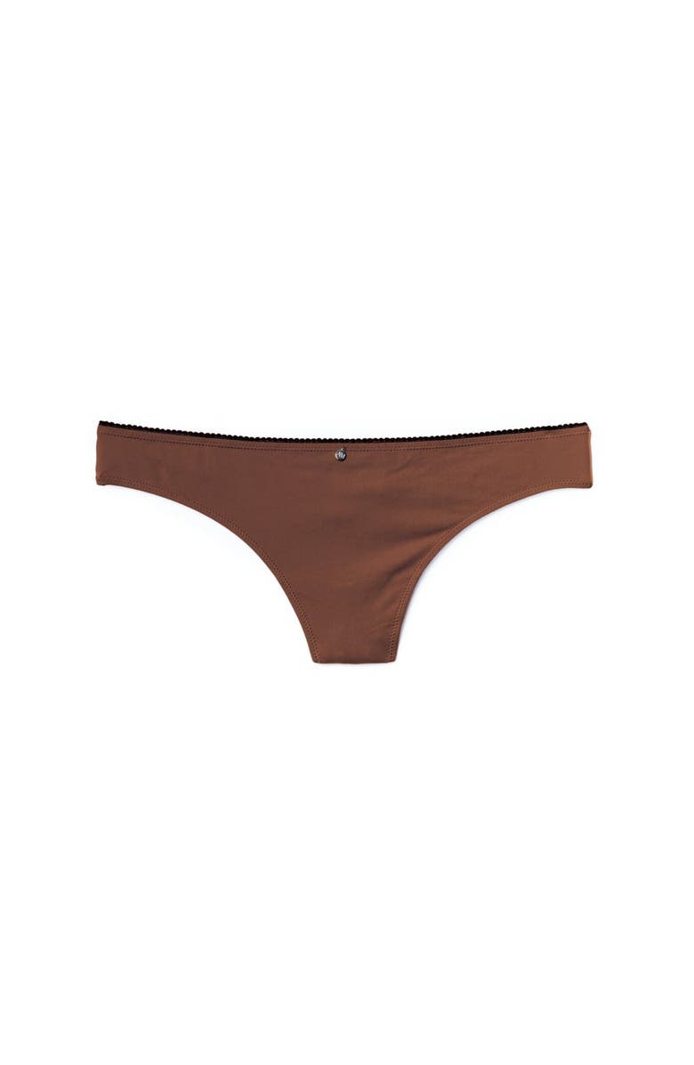 Adore Me Johanna Thong Panties, Alternate, color, Dark Brown