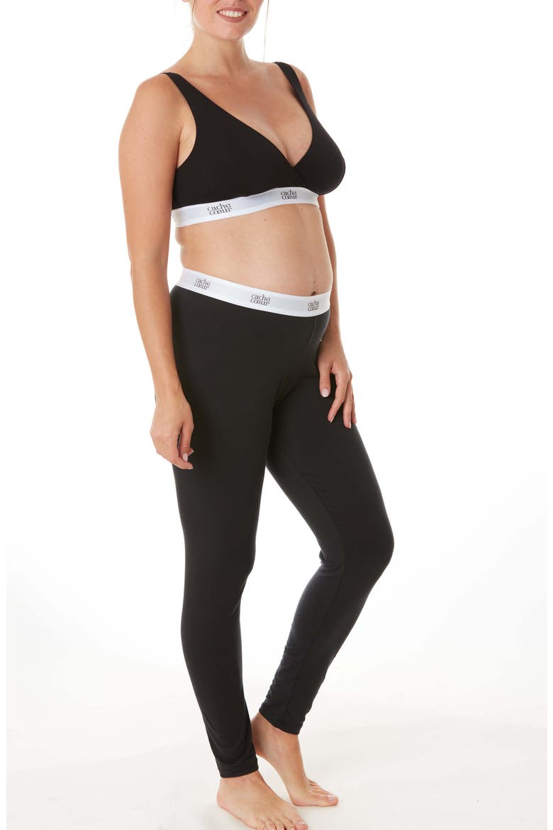 Life Maternity legging, Alternate, color, BLACK