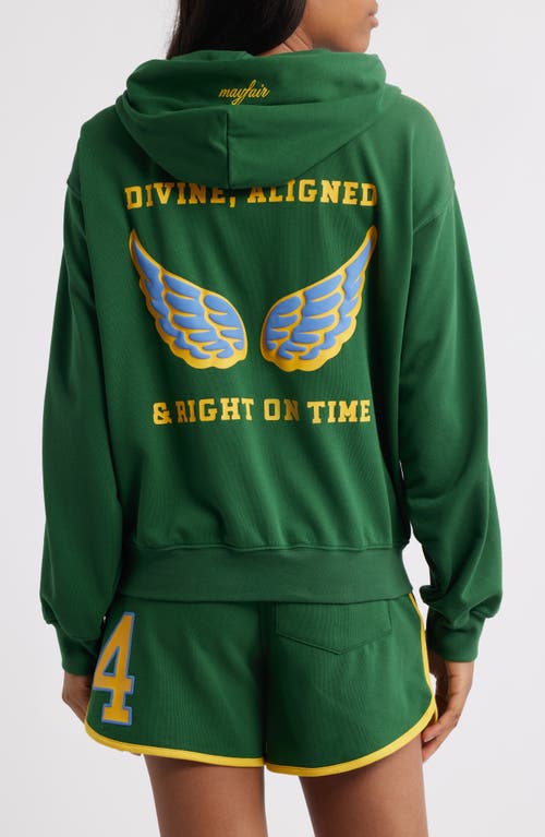 THE MAYFAIR GROUP THE MAYFAIR GROUP 444 ZIP-UP GRAPHIC HOODIE